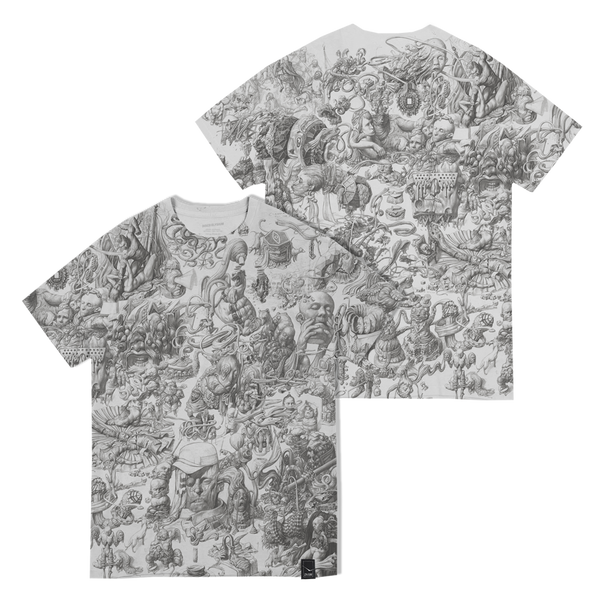 THOUGHT CABINET GRAYSCALE T-SHIRT