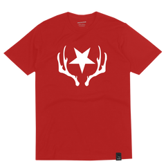 STAR & ANTLERS RED T-SHIRT
