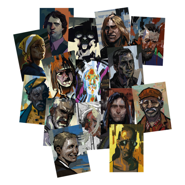 CHARACTER 2 POSTCARD PACK Disco Elysium