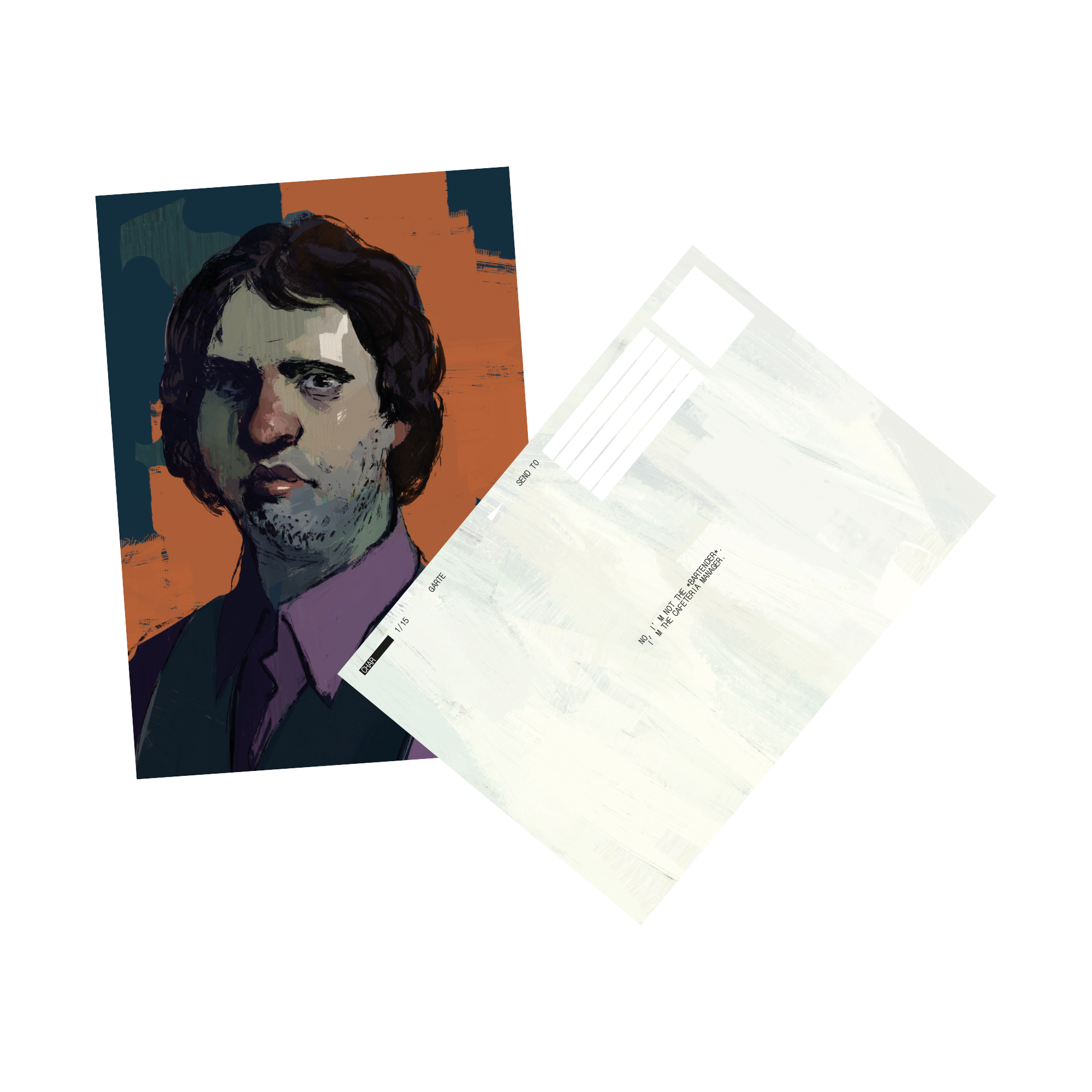 CHARACTER 2 POSTCARD PACK Disco Elysium