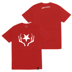 STAR & ANTLERS RED T-SHIRT